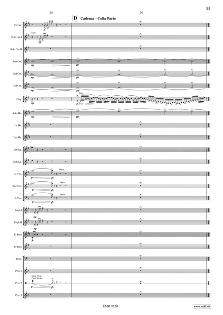 Russian Easter Festival Russian Easter Festival Brass Band scores gallery preview page 11