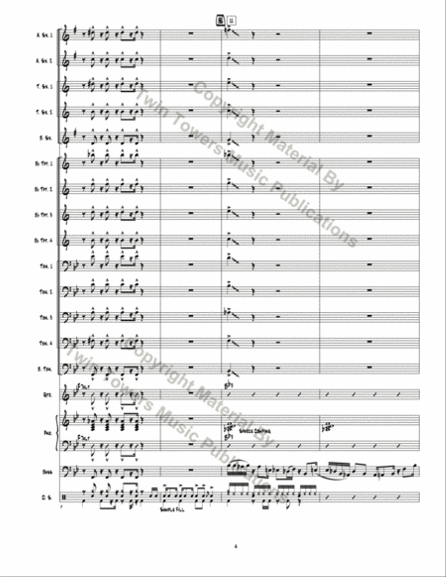 Daddy's House Party Jazz Ensemble scores gallery preview page 5
