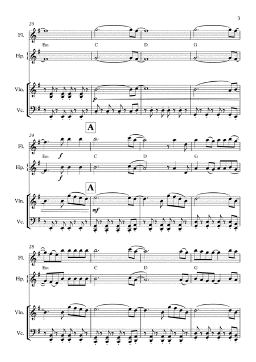 Viva La Vida Small Ensemble scores gallery preview page 4