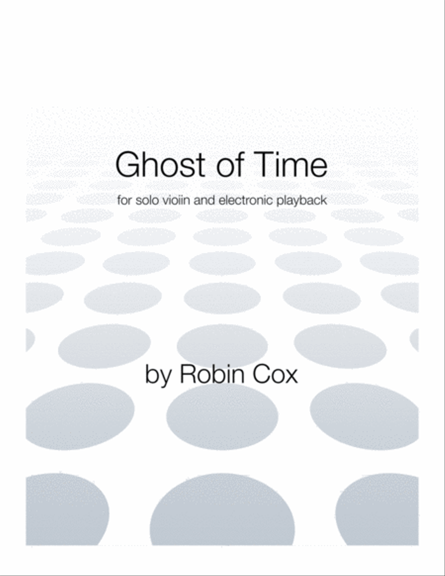 Ghost of Time Violin Solo scores gallery preview page 1