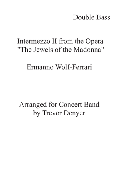 Intermezzo No 2 from the Opera "The Jewels of the Madonna" by Wolf-Ferrari image number null