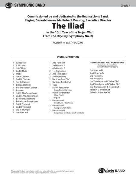 The Iliad (from The Odyssey (Symphony No. 2))
