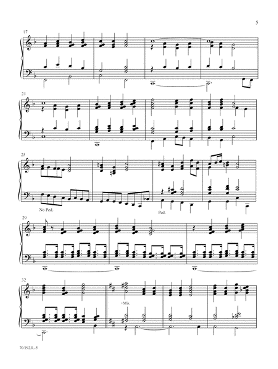 God Gave a Song (Digital Download) Organ scores gallery preview page 5