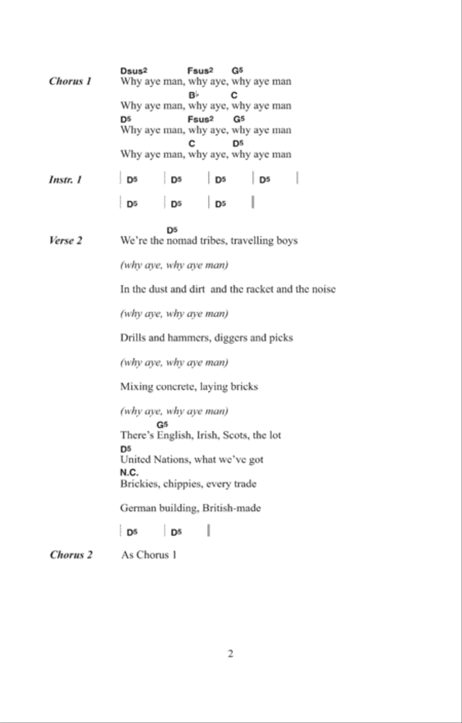 Why Aye Man Acoustic Guitar scores gallery preview page 2