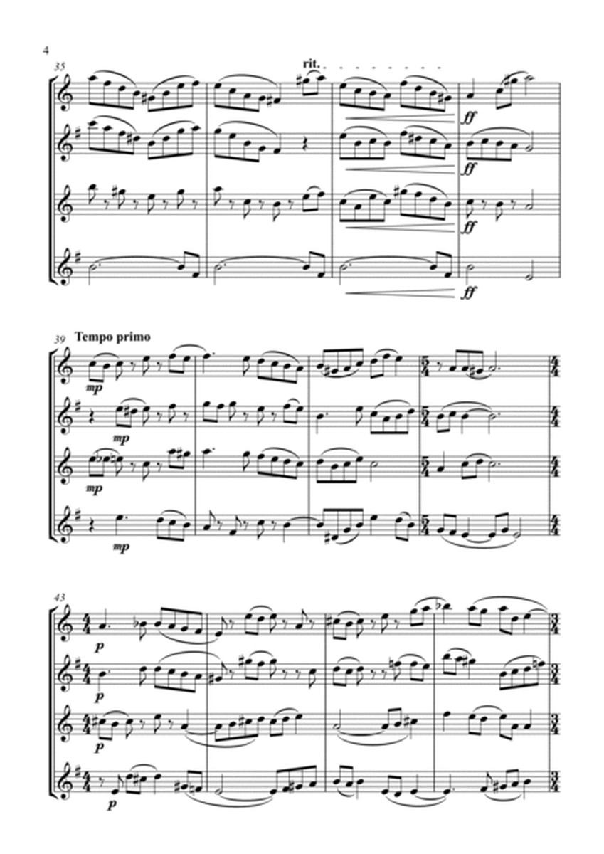 Sticks - Saxophone Quartet image number null
