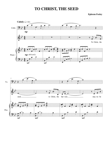 To Christ, the Seed 3-Part - Digital Sheet Music
