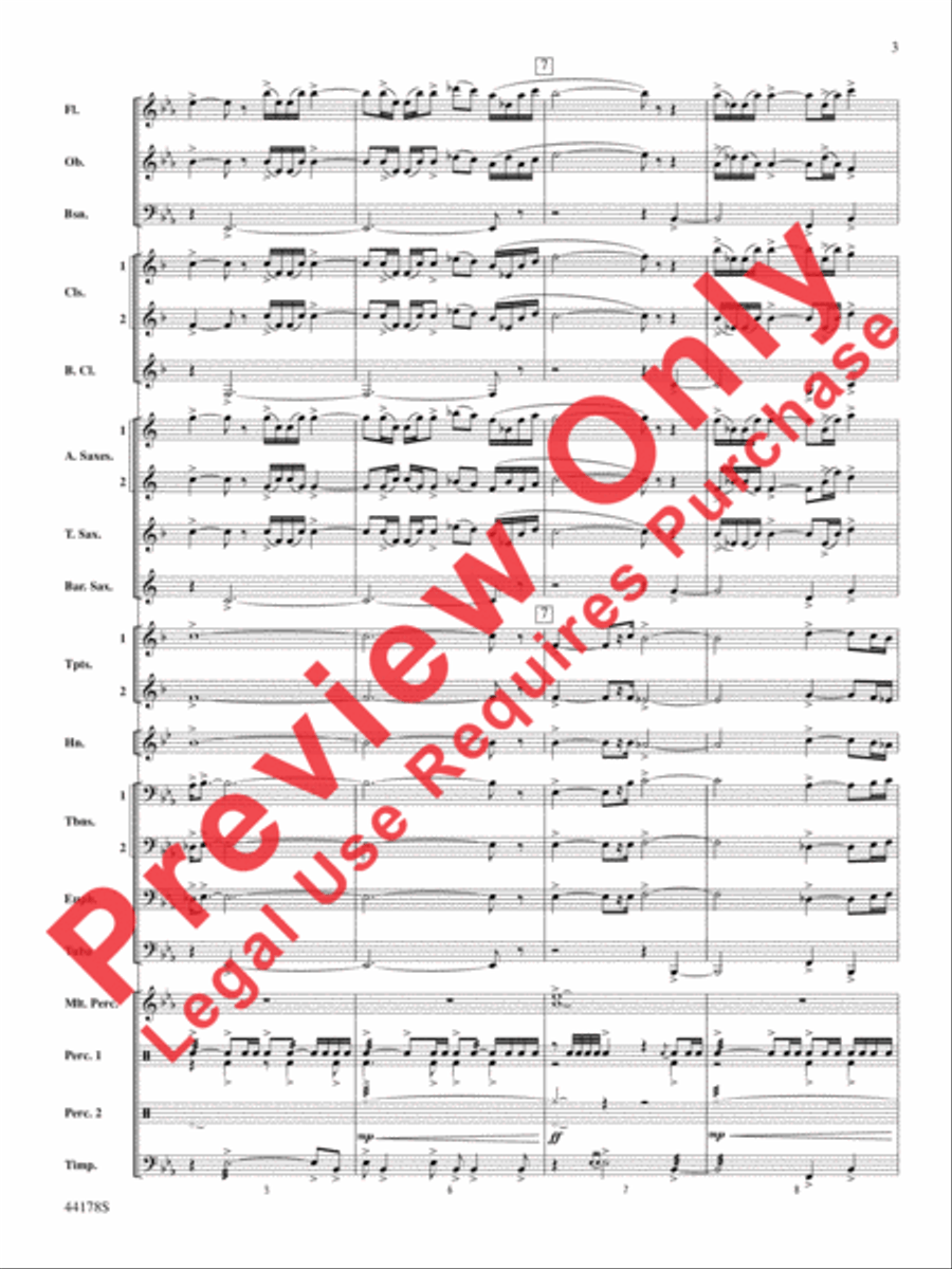 Intrepid Journey Concert Band scores gallery preview page 4