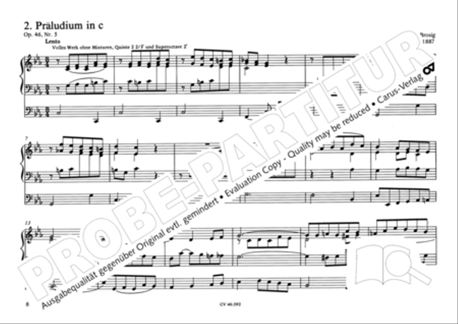 Free Organ Music from the Romantic Period, Vol. II (Freie Orgelmusik der Romantik, Band II) Organ scores gallery preview page 9