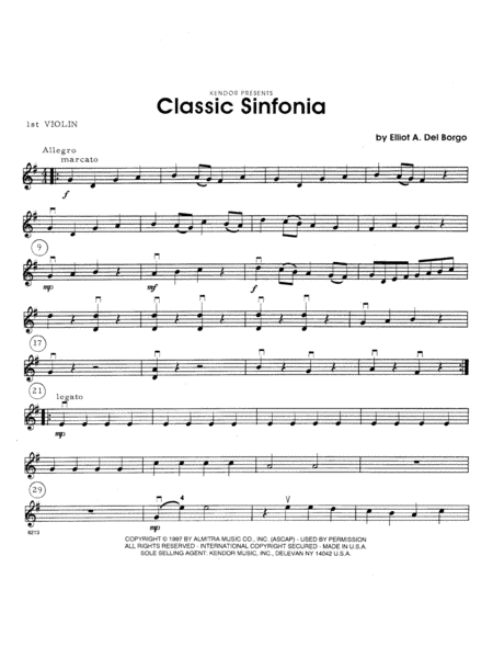 Classic Sinfonia - Violin 1