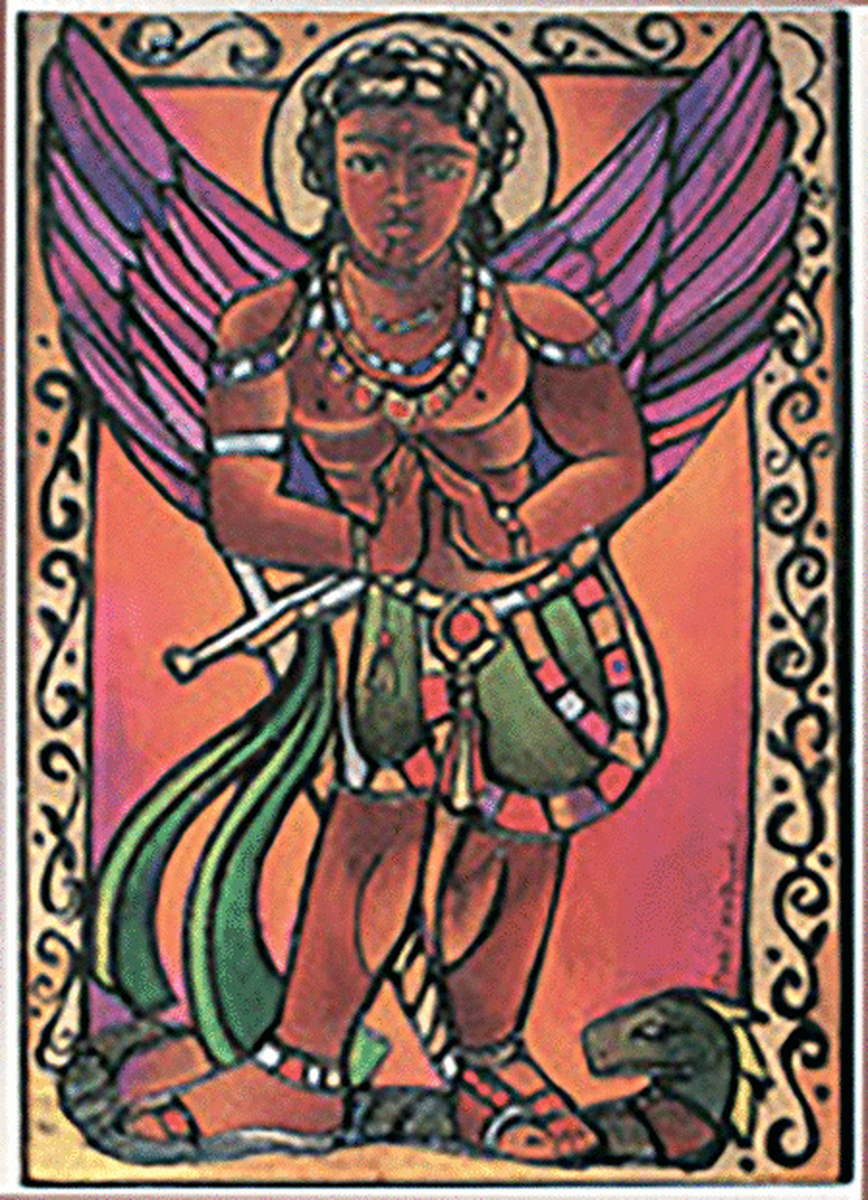 St Michael the Archangel Postcard