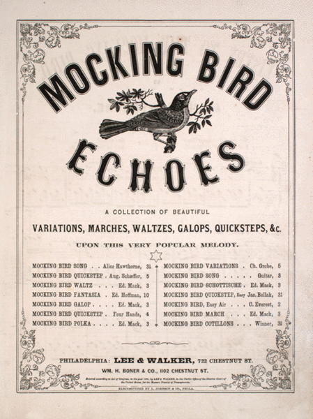 Mocking Bird Echoes: Listen to the Mocking Bird