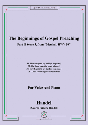 Book cover for Handel-Messiah,HWV 56,Part II,Scene 5,for Voice and Piano