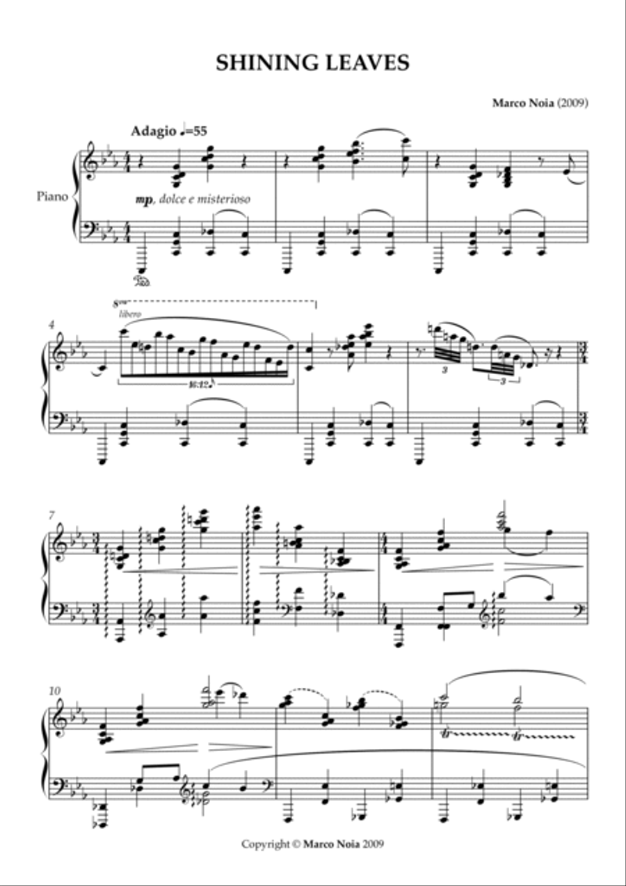 Shining Leaves Shining Leaves Piano Method scores gallery preview page 2