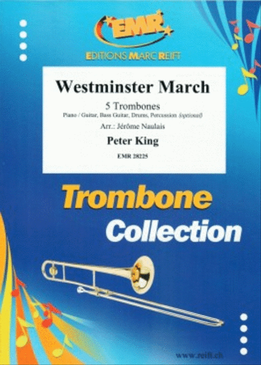 Westminster March Trombone scores gallery preview page 1