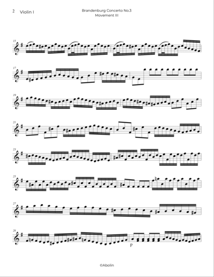 The Wedding Essentials for String Quartet, Volume 2 - Collection of 15 Pieces - Parts (no score) String Quartet scores gallery preview page 5
