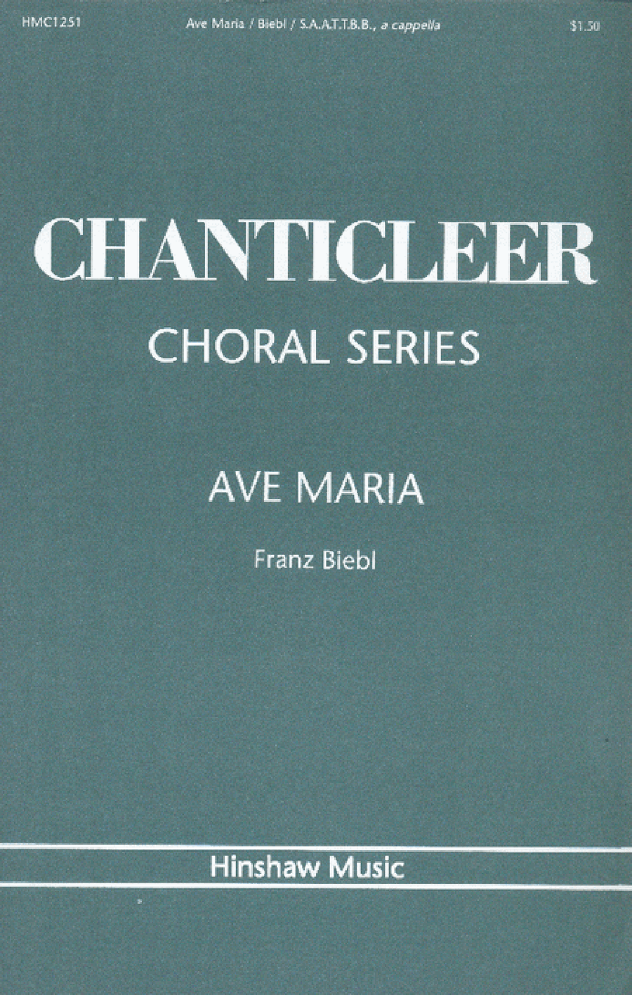 Franz Biebl: Ave Maria (SAATTBB)