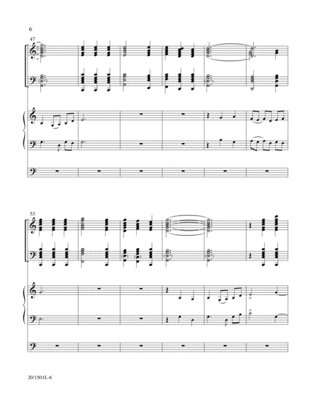 Fanfare for Easter - Handbell/Organ Score image number null