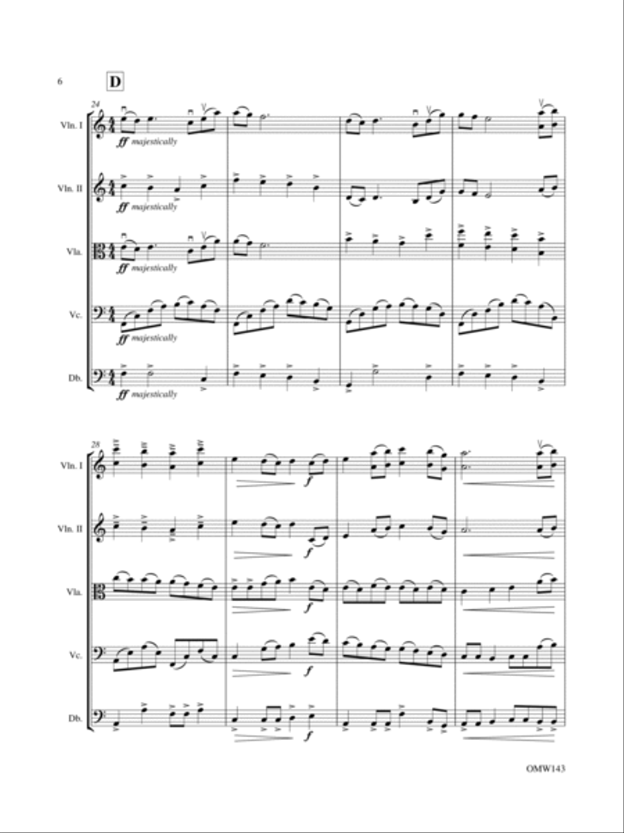 The Turtle Dove String Orchestra scores gallery preview page 6