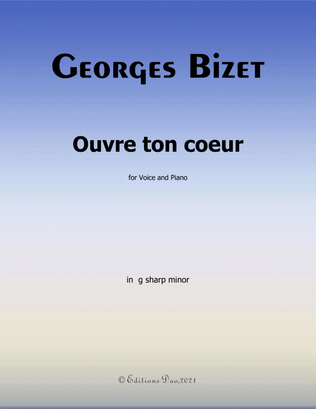 Ouvre ton coeur,by Bizet,in a minor