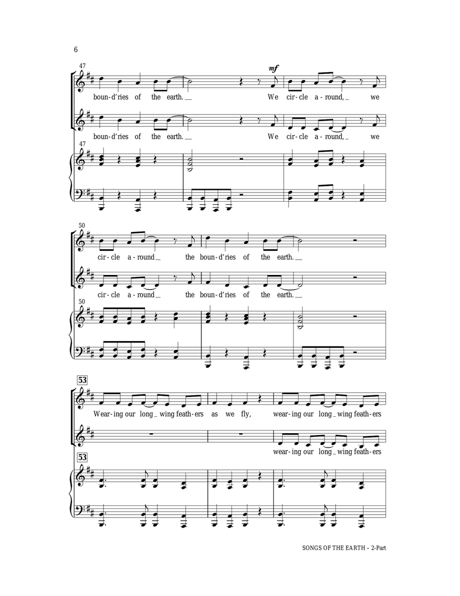 The Earth Is Our Mother The Earth Is Our Mother 2-Part scores gallery preview page 6