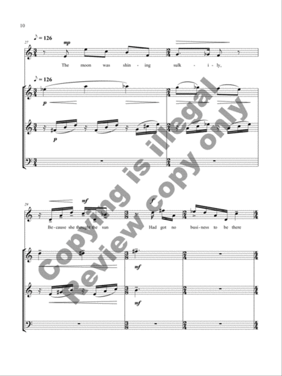 The Walrus and the Carpenter Bassoon scores gallery preview page 10