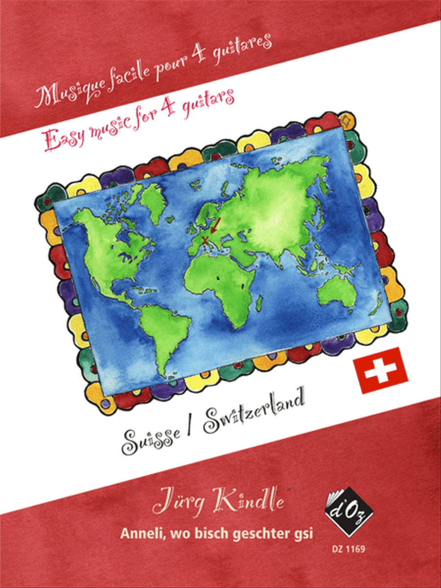 Musique facile pour 4 guitares - Suisse (Anneli)