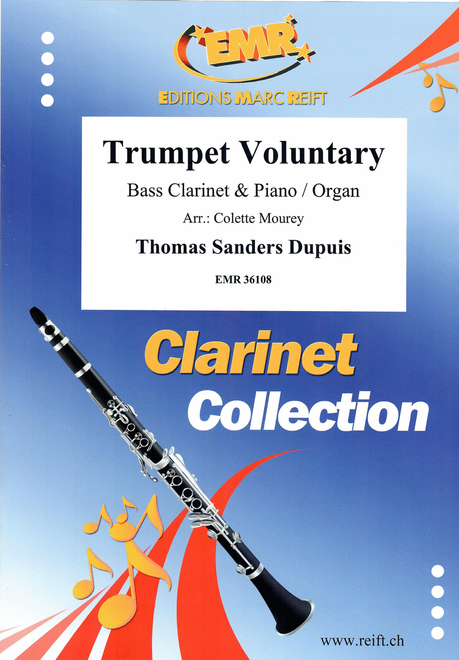 Trumpet Voluntary Bass Clarinet scores gallery preview page 1