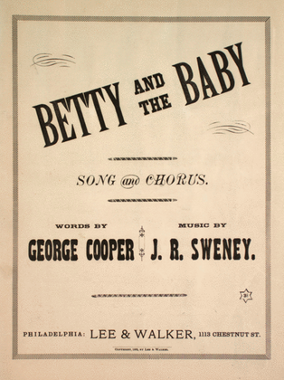 Book cover for Betty and the Baby. Song and Chorus