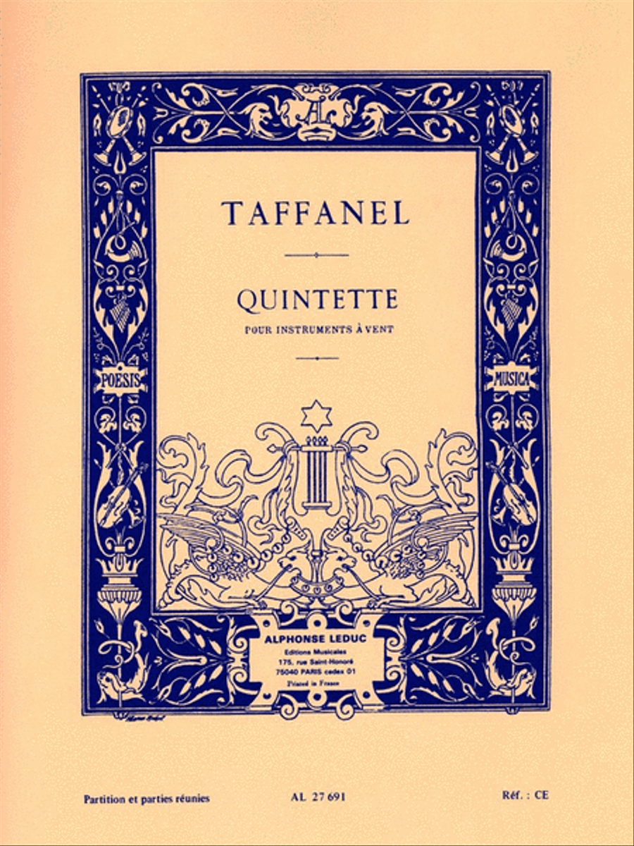 Quintette Pour Vent Flute Hautbois Clarinette Cor Basson Clarinet scores gallery preview page 1