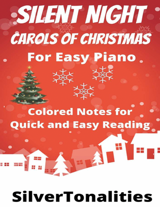 Silent Night Carols for Christmas Easy Piano