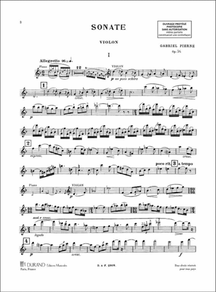 Sonate Opus 36