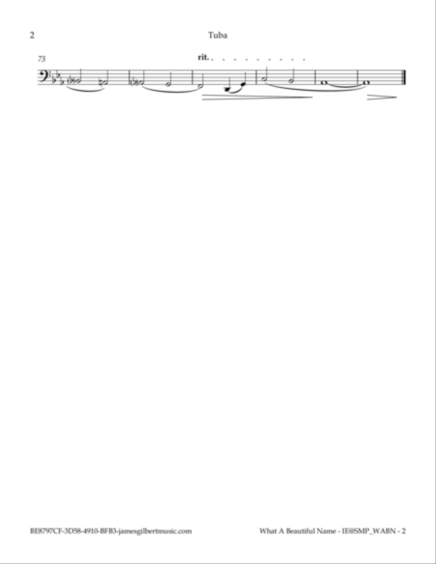 What A Beautiful Name Full Orchestra scores gallery preview page 5