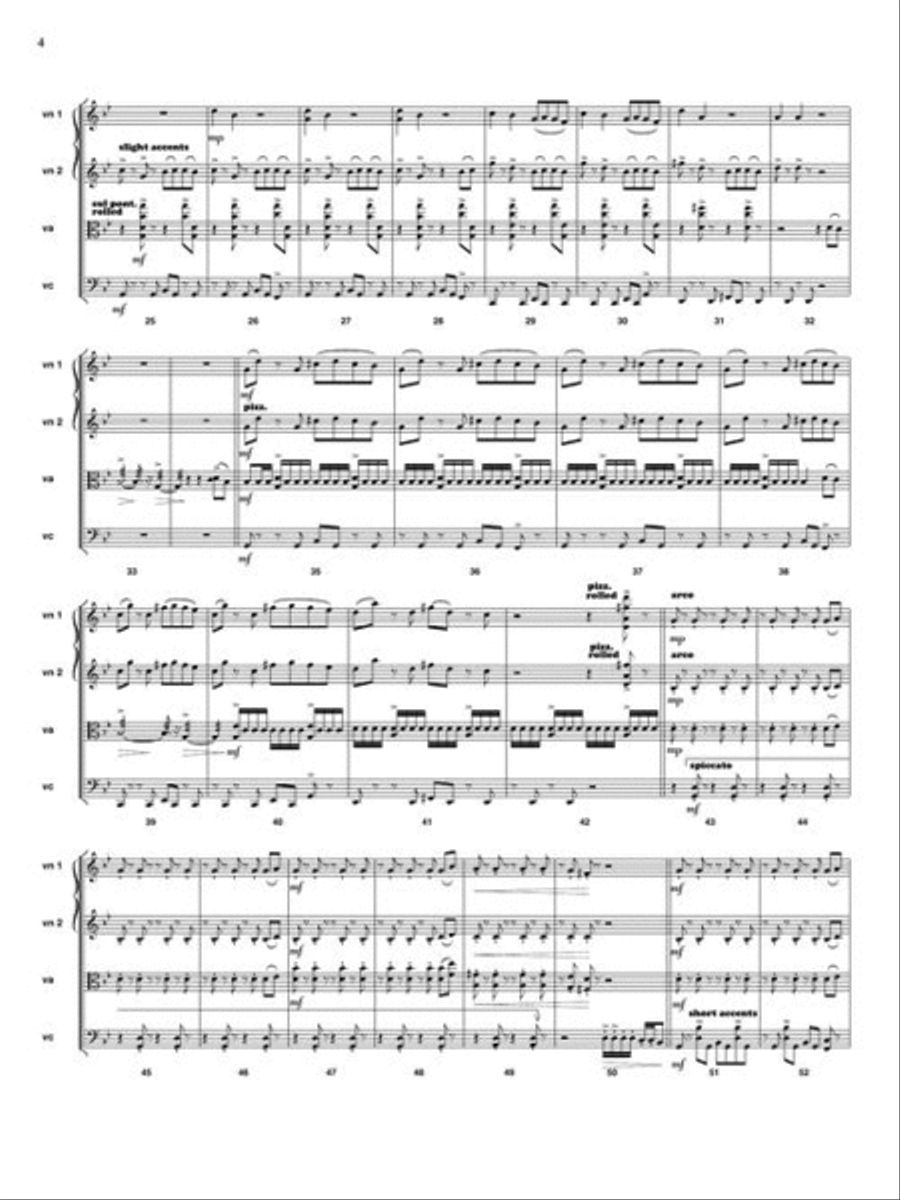 Bad Guy - featured in the Netflix Series Bridgerton String Quartet scores gallery preview page 5
