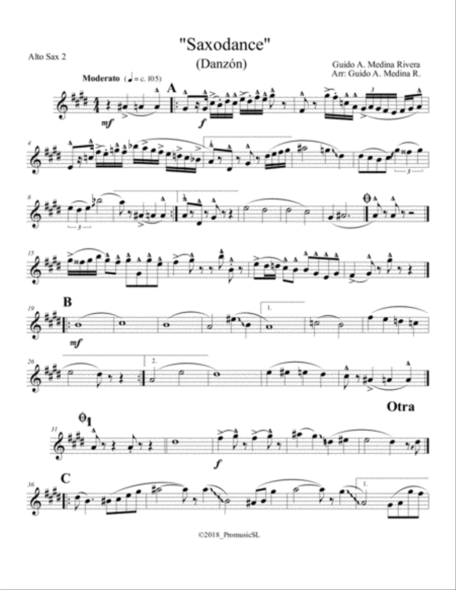 Saxodance Jazz Ensemble scores gallery preview page 3