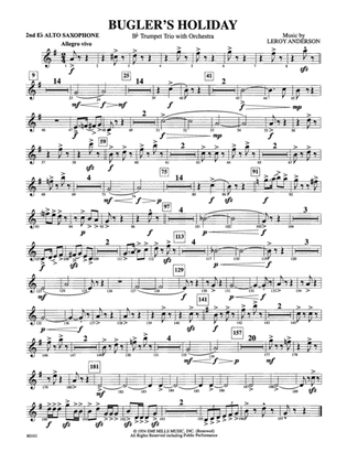 Bugler's Holiday: 2nd E-flat Alto Saxophone