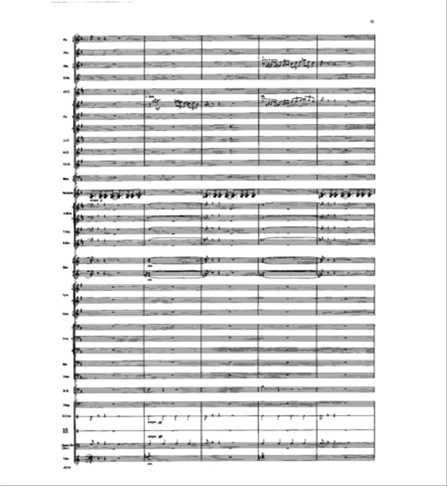 Concertino for Marimba and Winds Concert Band scores gallery preview page 59