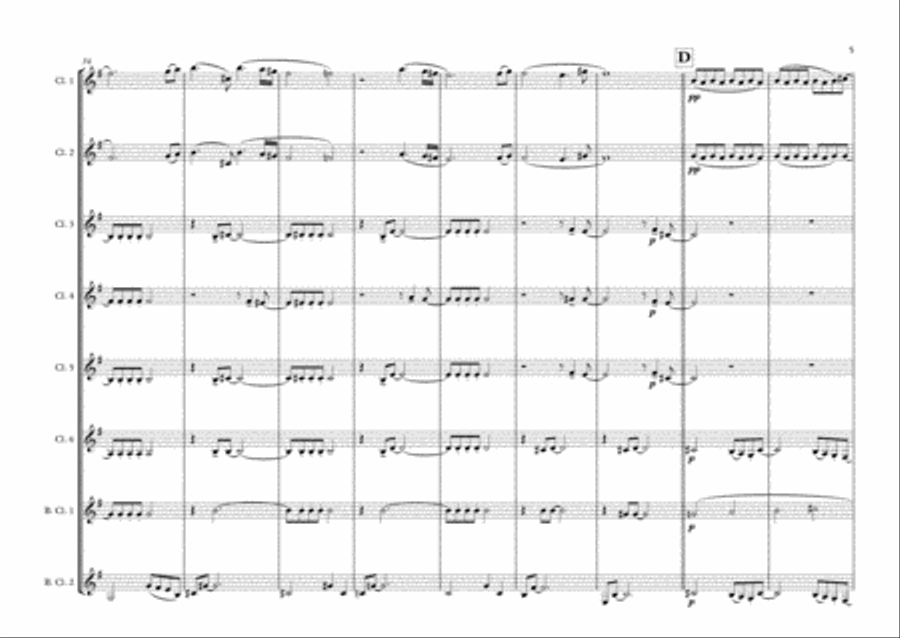All Things Heart Shaped All Things Heart Shaped Clarinet Choir scores gallery preview page 5