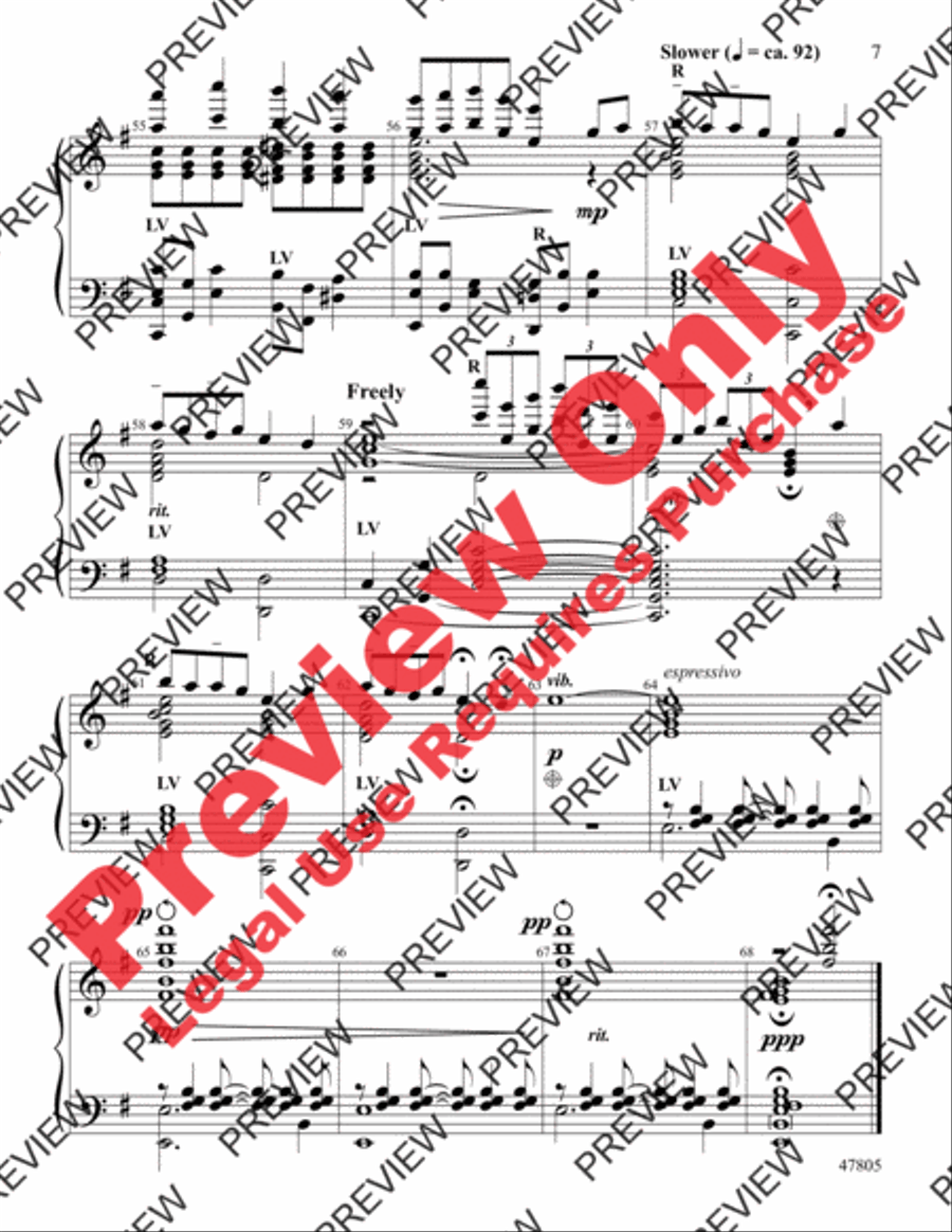 O Come, O Come Emmanuel Handbell Choir scores gallery preview page 7
