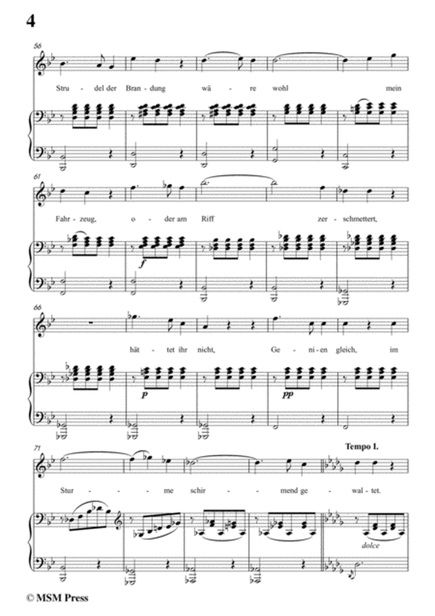 Schubert-Die Schatten,in B flat Major,for Voice&Piano image number null
