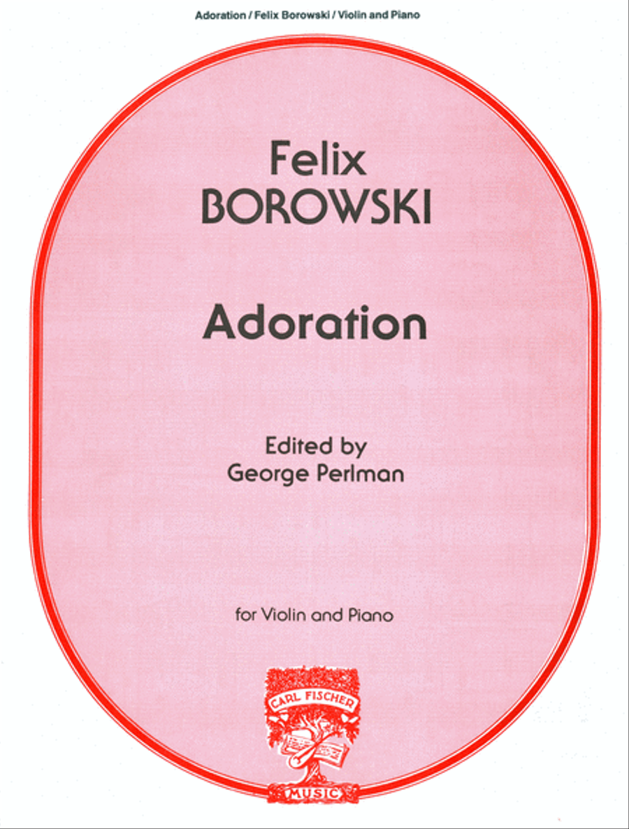 Adoration Violin Solo scores gallery preview page 1