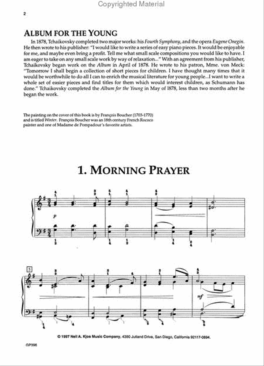 Album For The Young, Opus 39 Piano Solo scores gallery preview page 2