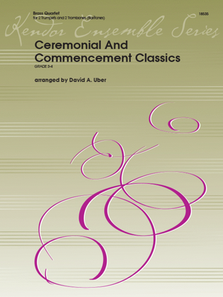 Book cover for Ceremonial And Commencement Classics