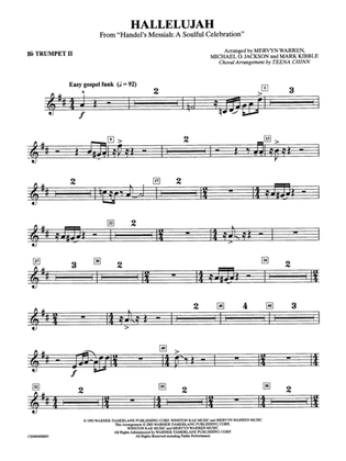 Hallelujah from Handel's Messiah: A Soulful Celebration: 2nd B-flat Trumpet