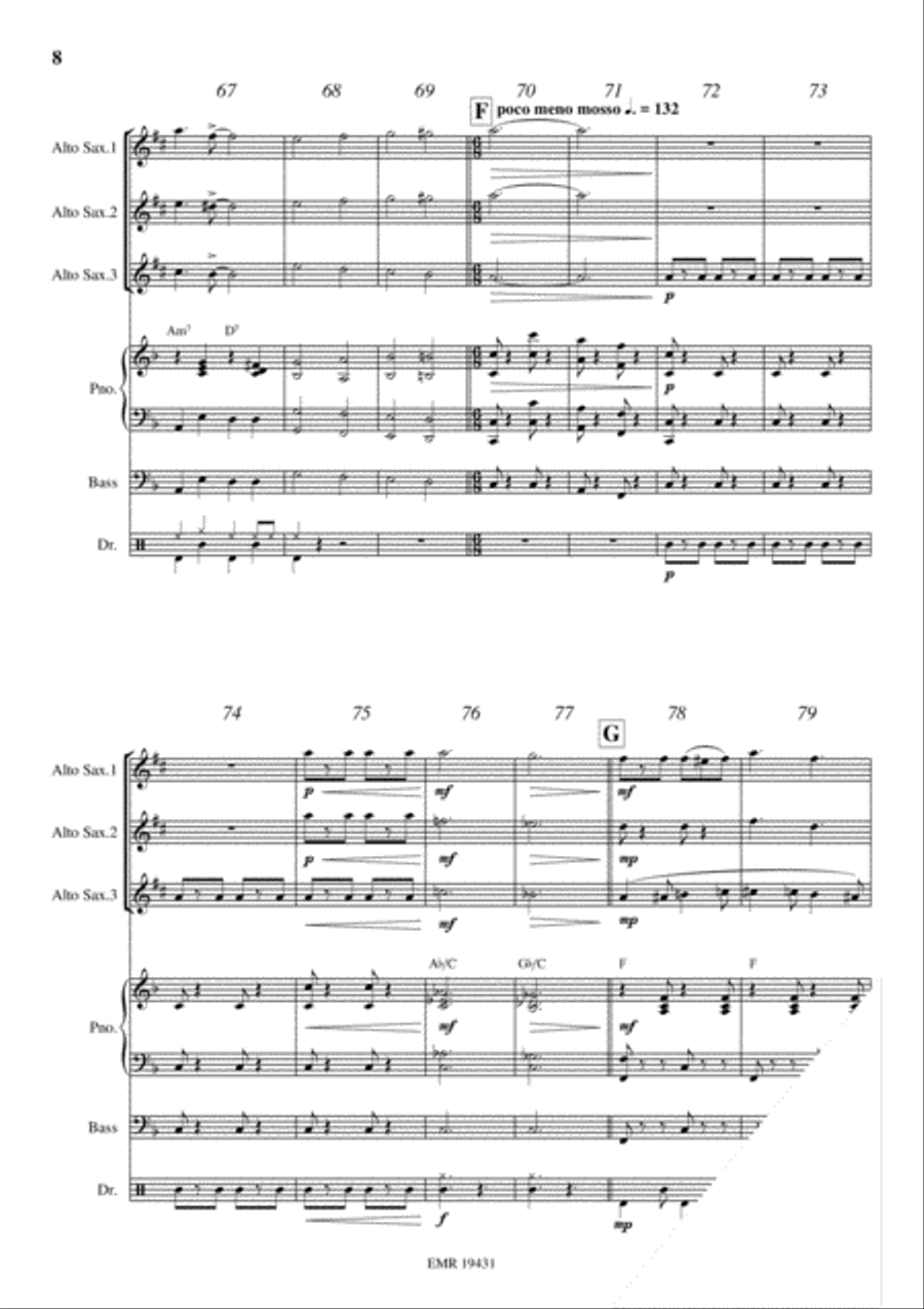 Movie Sequences Movie Sequences Alto Saxophone scores gallery preview page 8