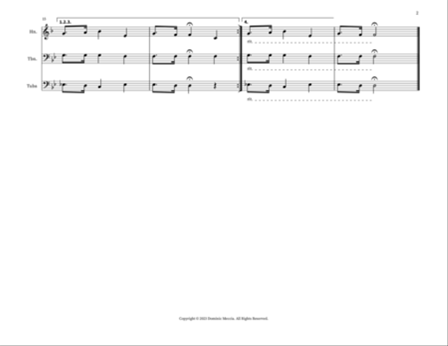 Maryland, My Maryland Small Ensemble scores gallery preview page 2