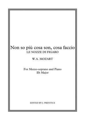 Book cover for Non so più cosa son, cosa faccio - Le nozze di Figaro (Eb Major)
