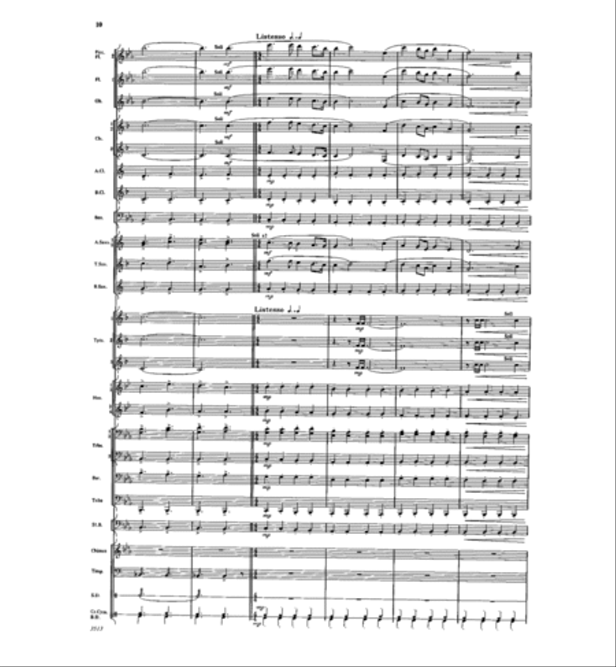 Fanfare and Ceremony Fanfare and Ceremony Concert Band scores gallery preview page 9