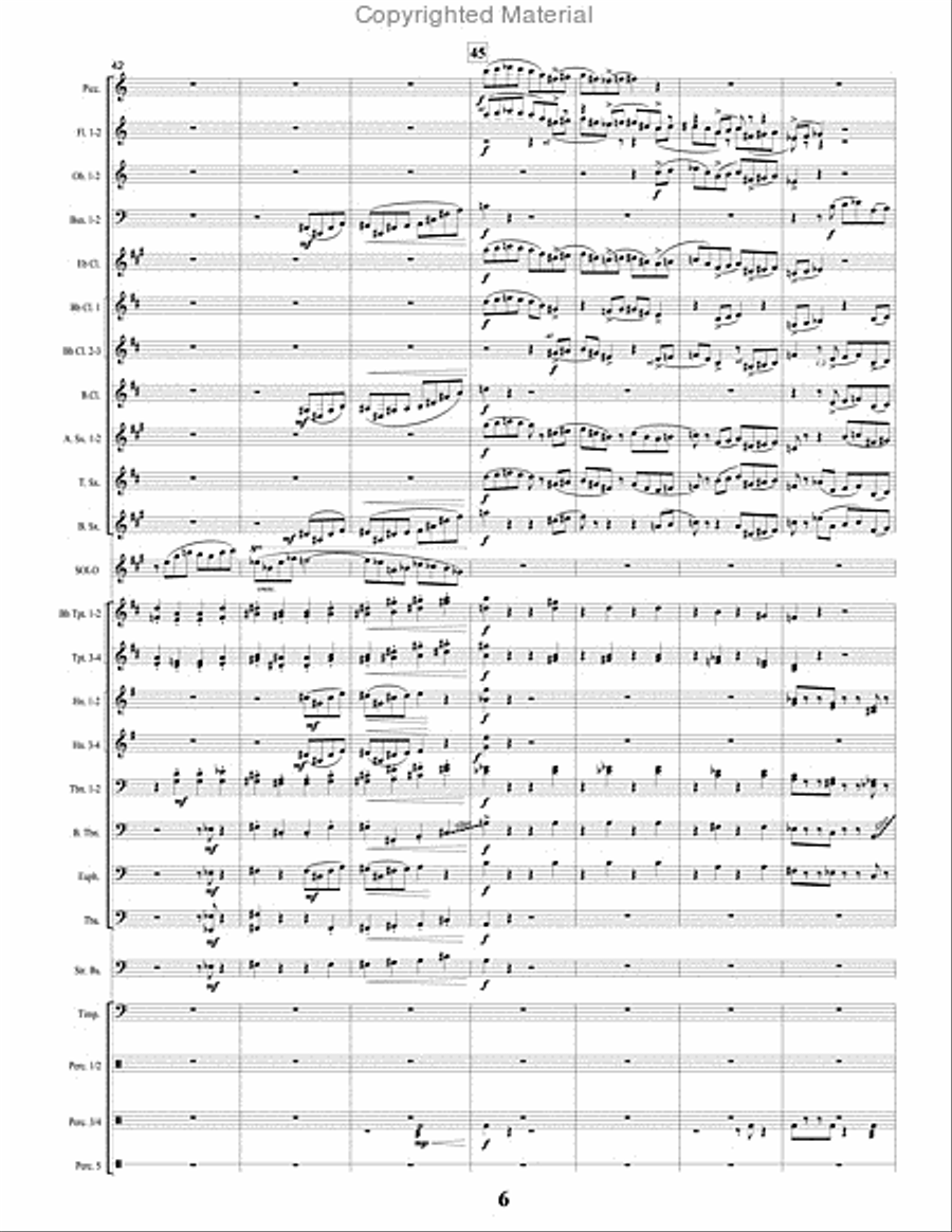 Sapphire Concert Band scores gallery preview page 7