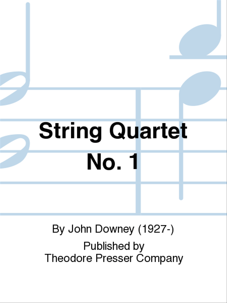 String Quartet No. 1 String Quartet scores gallery preview page 1