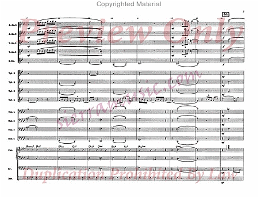 Dorian Blue Big Band scores gallery preview page 6